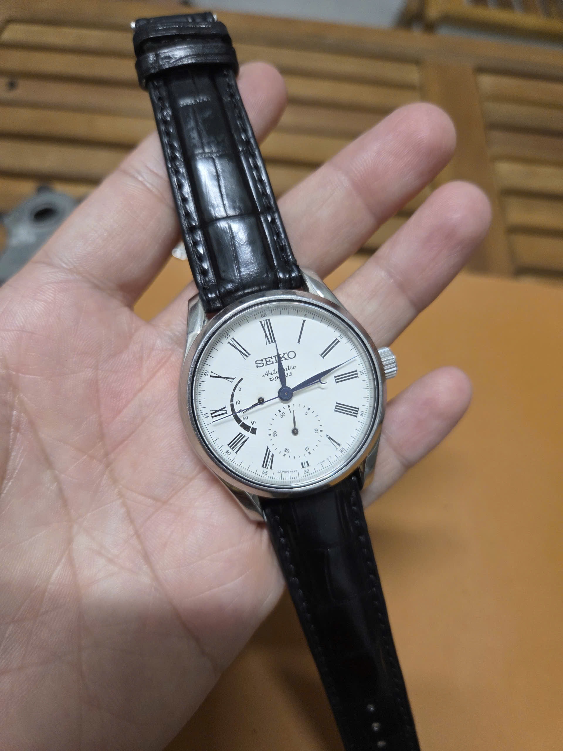 Seiko Presage Enamel Power Reserve SARW035 size 20-18