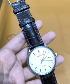 Dây cá sấu nâu cho đồng hồ Orient Star Joker RE-AV0006Y00B size 21-18