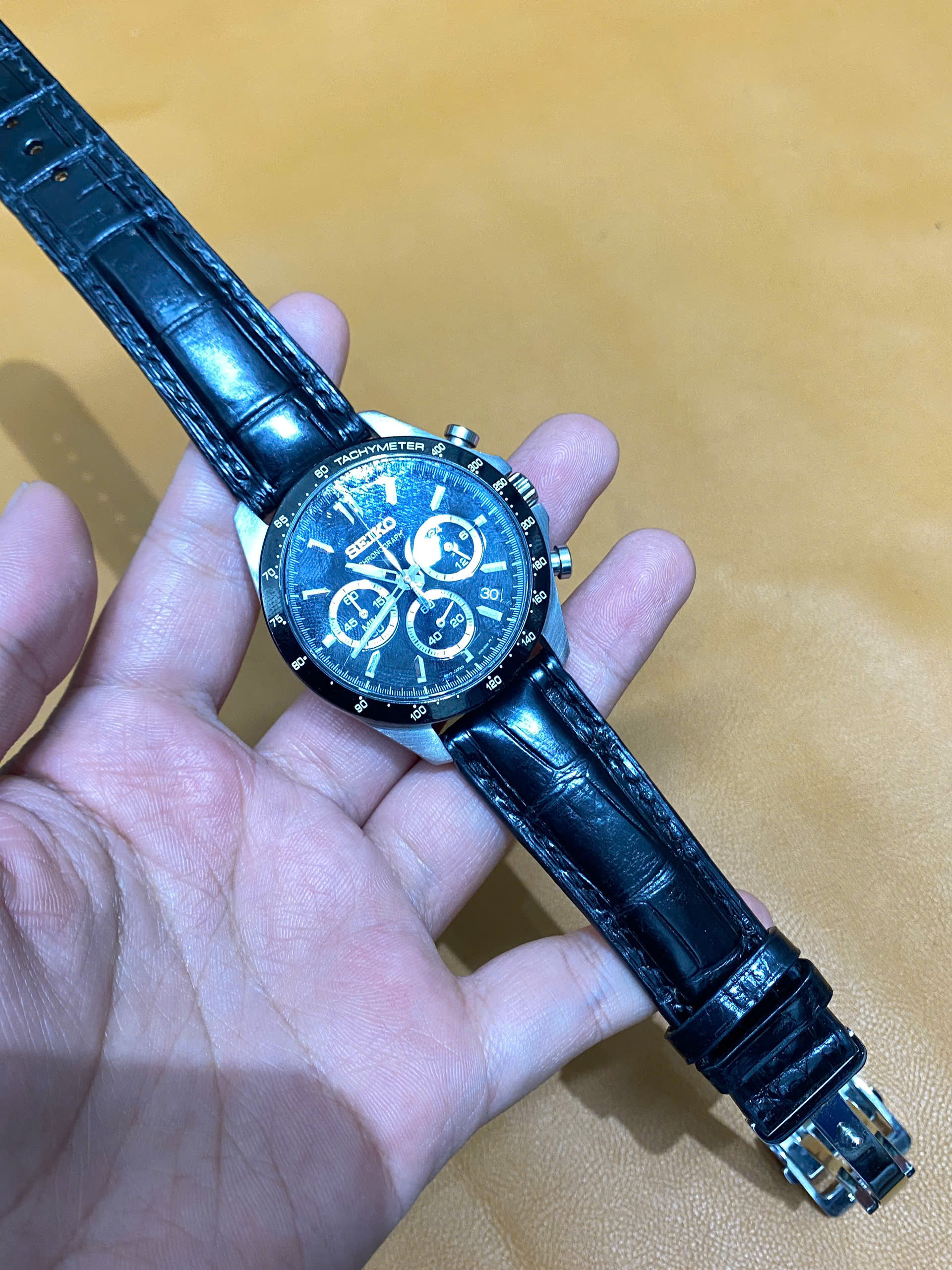 Seiko Spirit Chronograph SBTR021 size 20-18 (5)