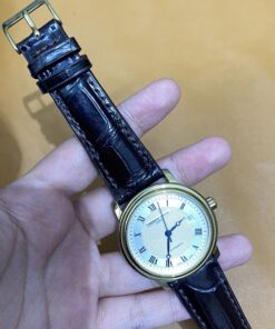 Dây cá sấu nâu cho Đồng hồ Frederique Constant Classic FC-303MC3P5 size 20-18