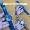 Dây đồng hồ da cá sấu xanh navy ETN size 20-18 dành cho Đồng hồ Seiko Presage SSA367J1