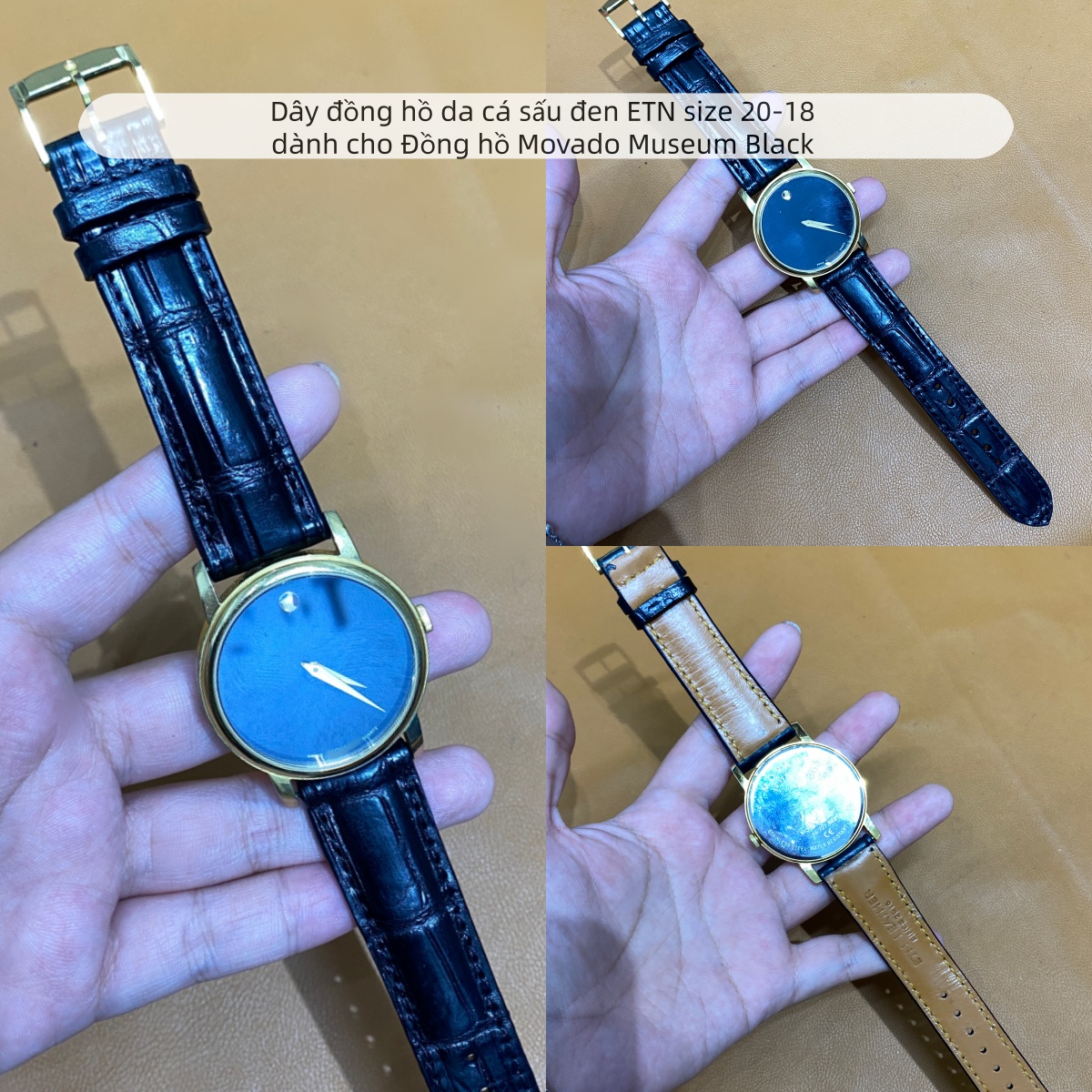 Movado Museum Black size 20-18_Copy